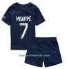 Conjunto (Camiseta+Pantalón Corto) Paris Saint-Germain Mbappé 7 Primera Equipación 2022-23 - Niño